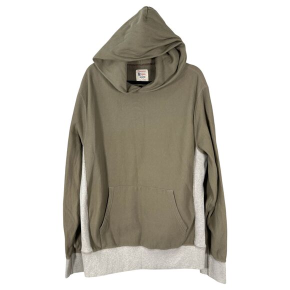 Todd Snyder Champion Colorblock Two Tone Hoodie Sweatshirt Men's Size XL - Picture 1 of 4